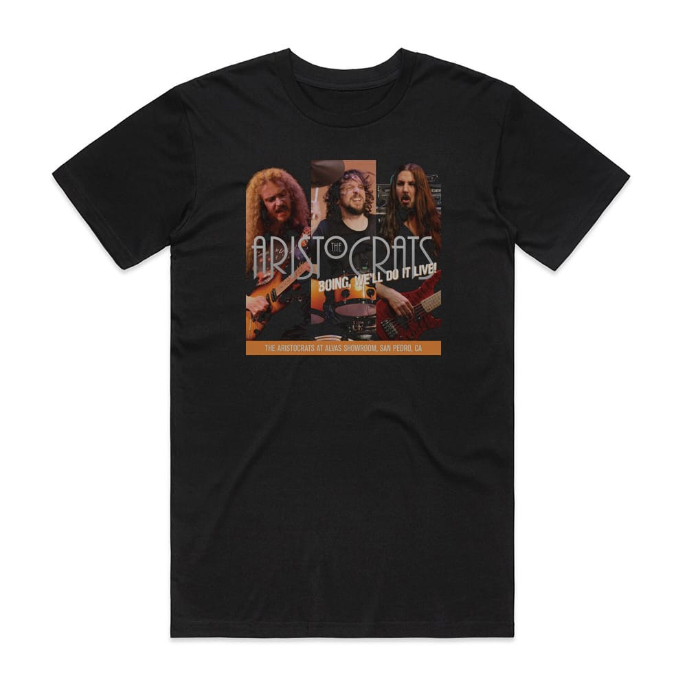 The Aristocrats Boing Well Do It Live Album Cover T-Shirt Black