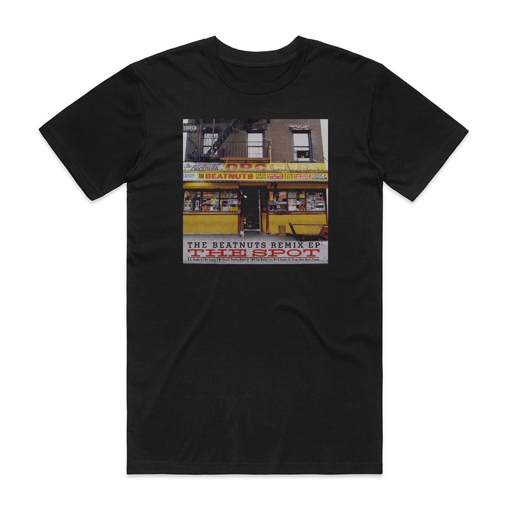 The Beatnuts The Spot The Beatnuts Remix Ep Album Cover T-Shirt Black