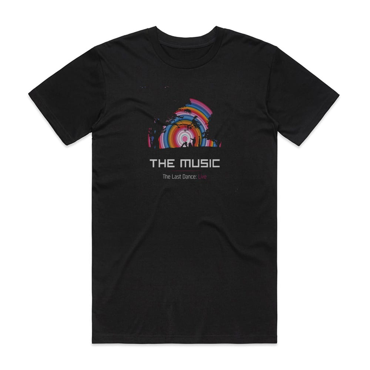 The Music The Last Dance Live Album Cover T-Shirt Black