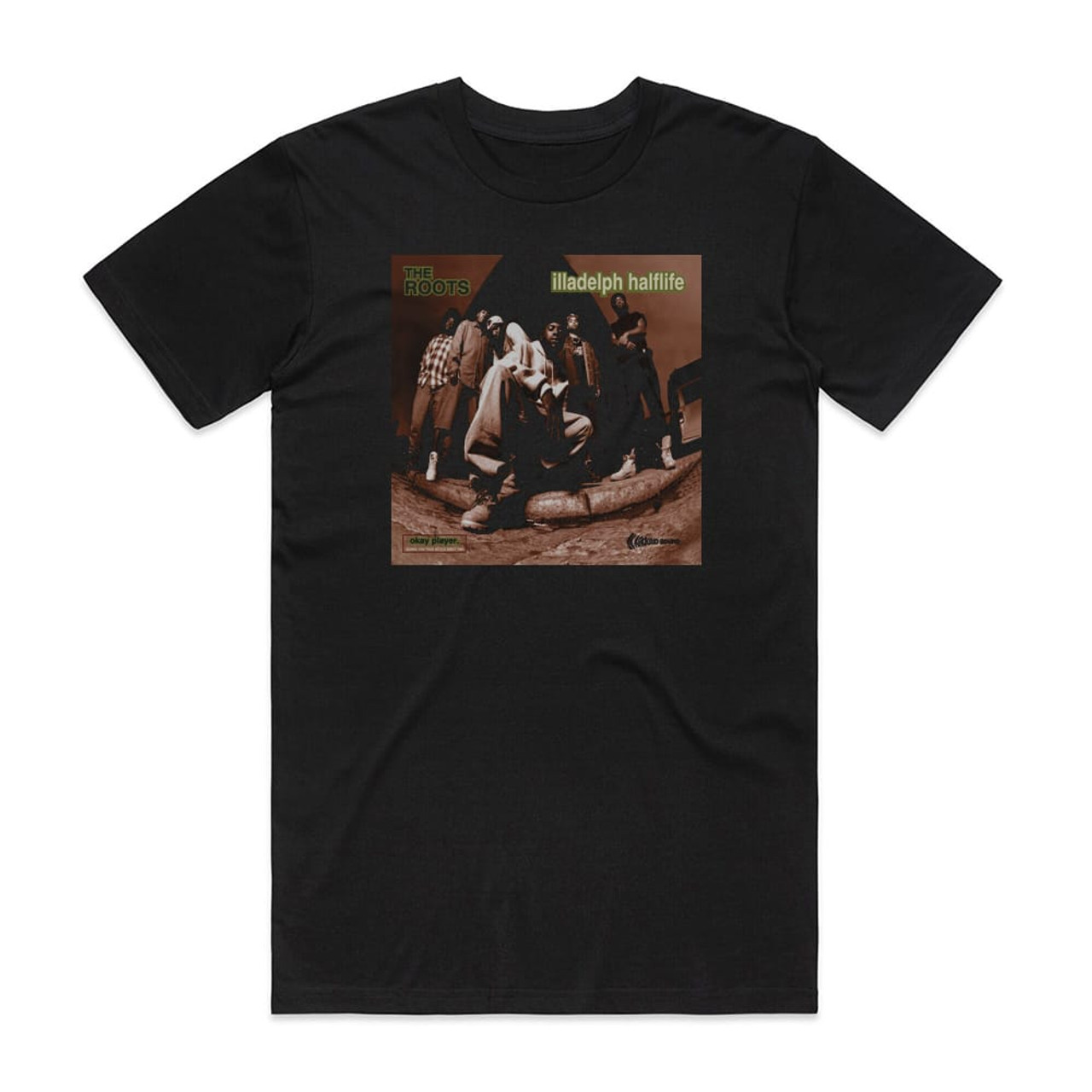 The Roots Illadelph Halflife Album Cover T-Shirt Black