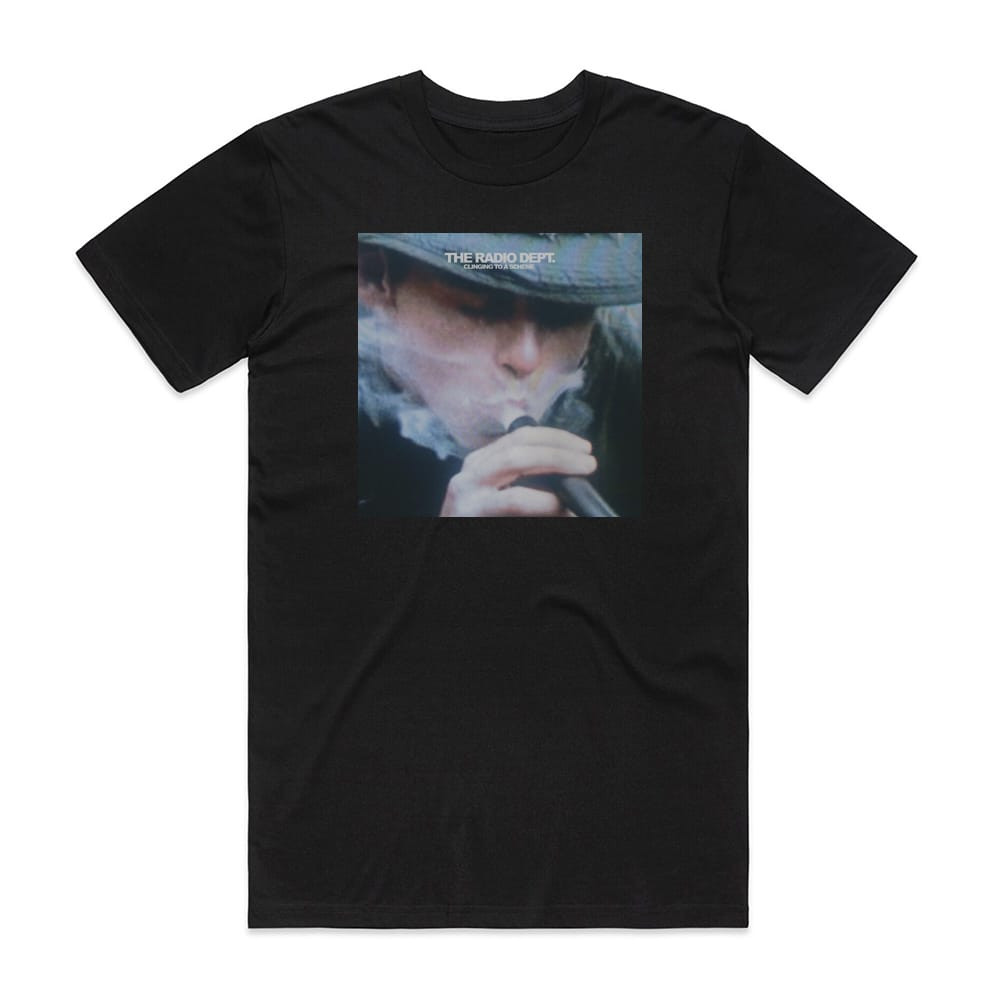 The Radio Dept Clinging To A Scheme Album Cover T-Shirt Black