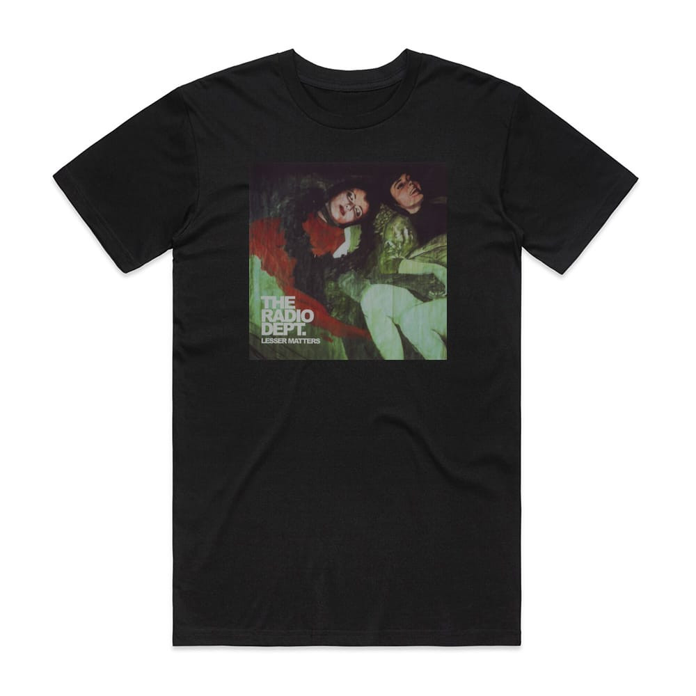 The Radio Dept Lesser Matters Album Cover T-Shirt Black