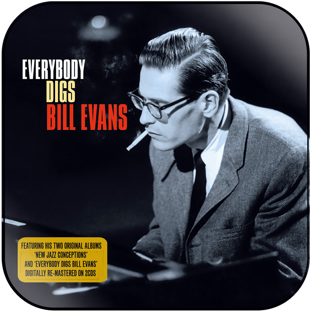 Bill Evans Everybody Digs Bill Evans Album Cover Sticker