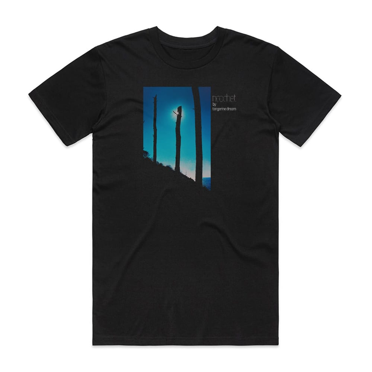 Tangerine Dream Ricochet Album Cover T-Shirt Black