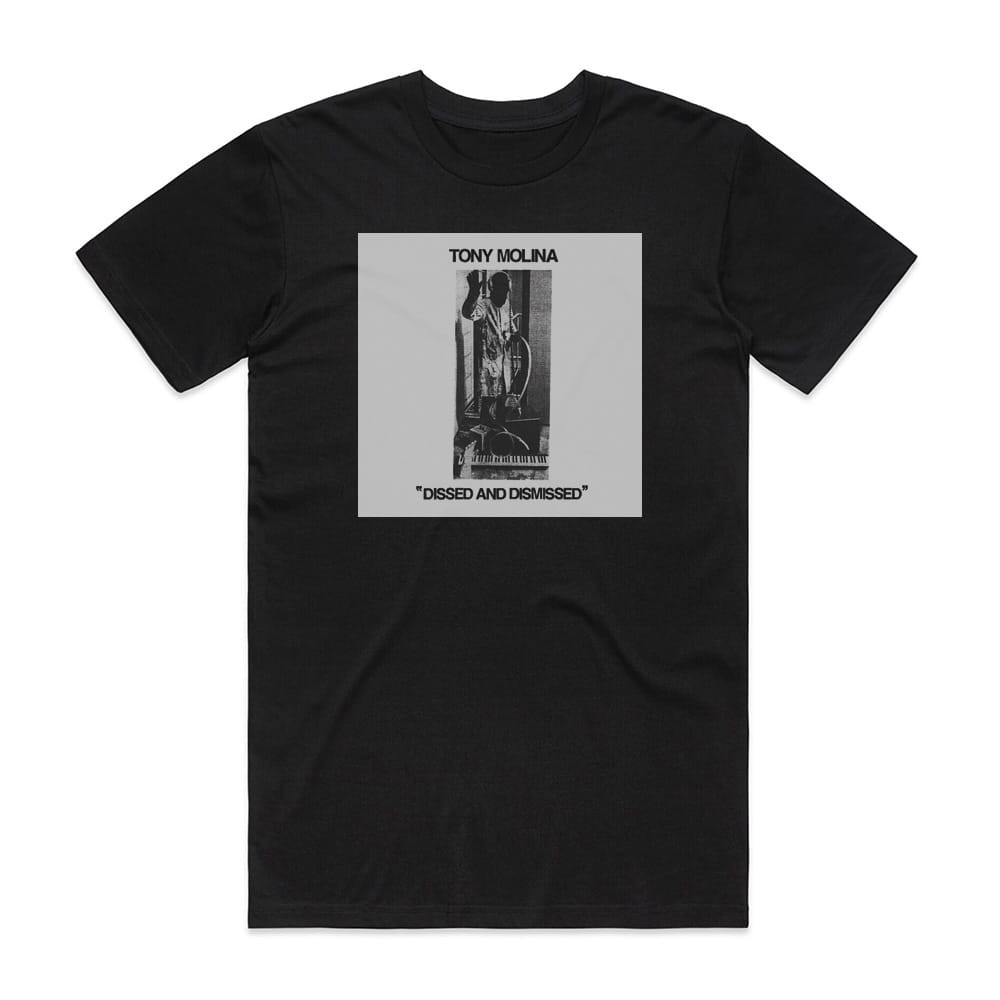 Tony Molina Dissed And Dismissed Album Cover T-Shirt Black