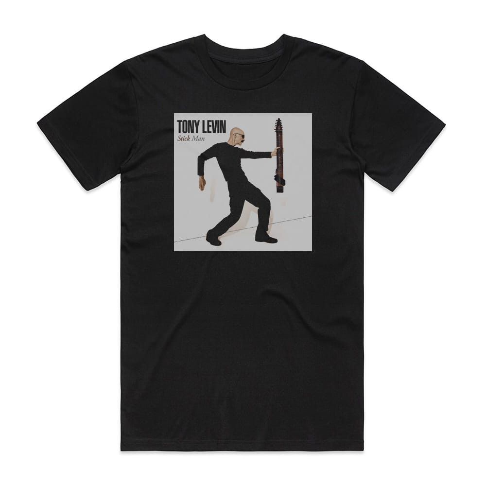 Tony Levin Stick Man Album Cover T-Shirt Black