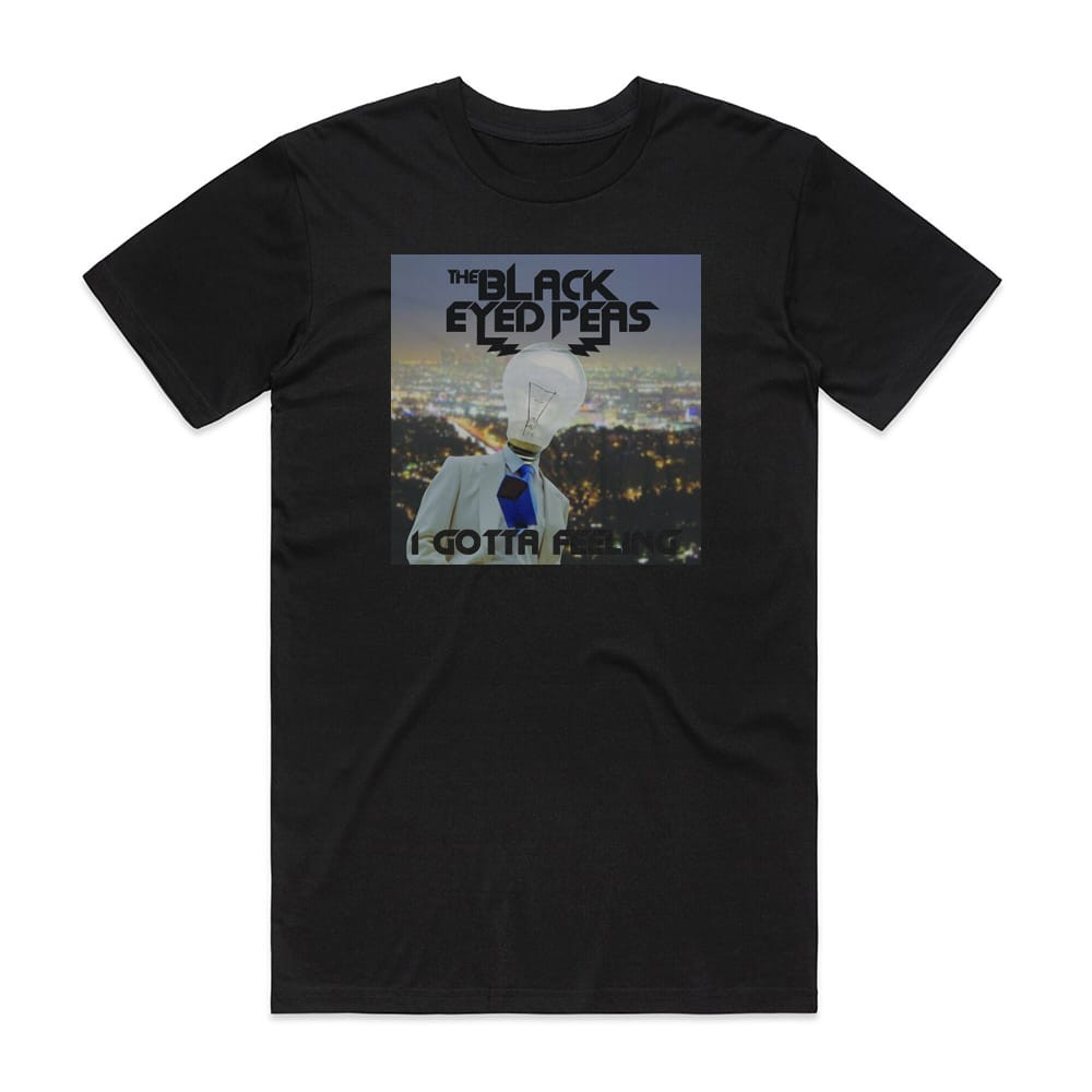 The Black Eyed Peas I Gotta Feeling Album Cover T-Shirt Black