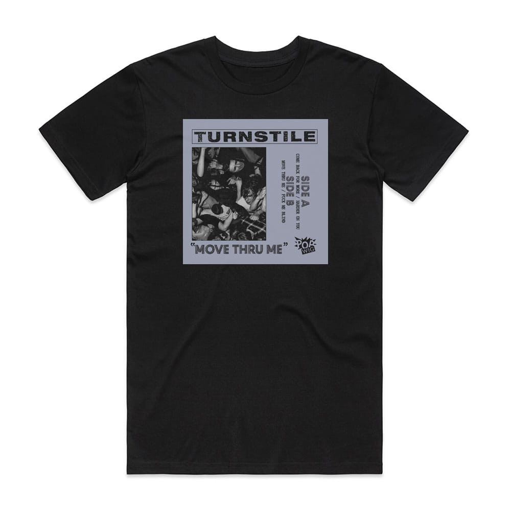 Turnstile Move Thru Me Album Cover T-Shirt Black Turnstile Move Thru Me Album Cover T-Shirt Black
