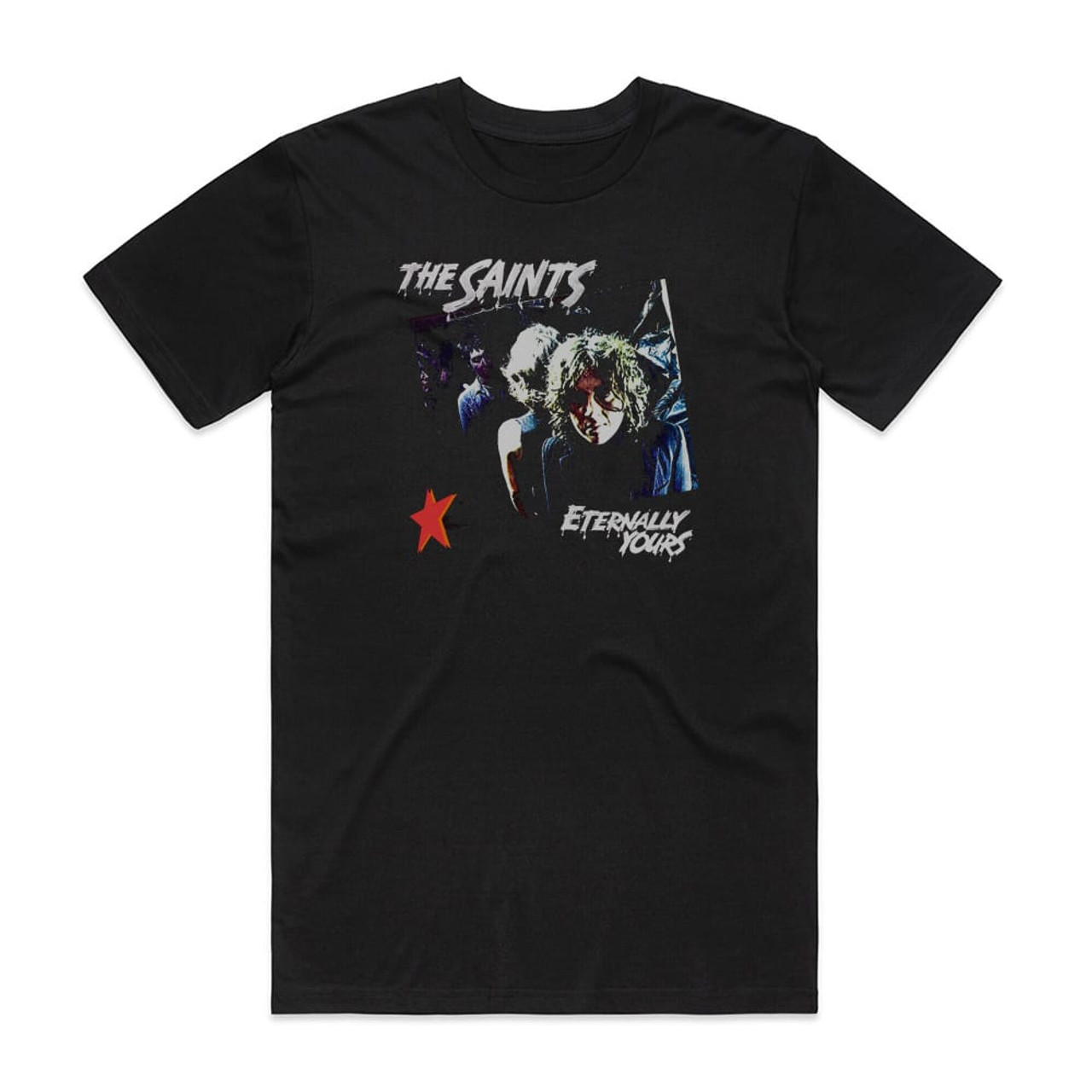 The Saints Eternally Yours Album Cover T-Shirt Black