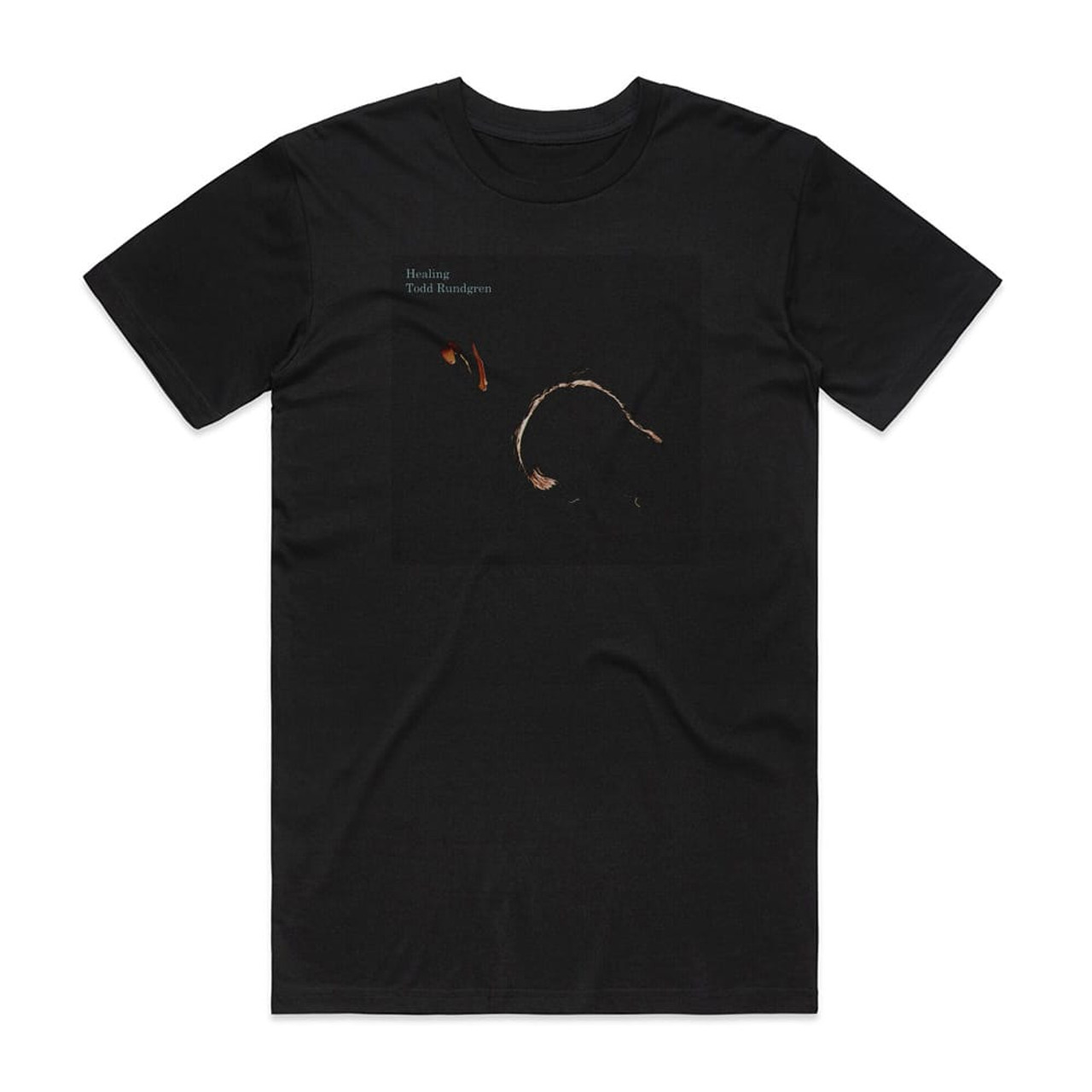 Todd Rundgren Healing Album Cover T-Shirt Black