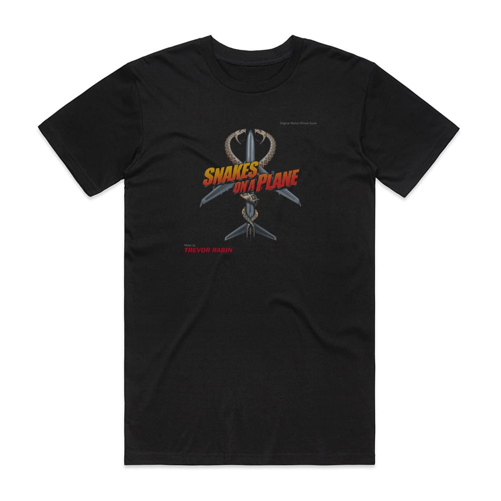 Trevor Rabin Snakes On A Plane Album Cover T-Shirt Black