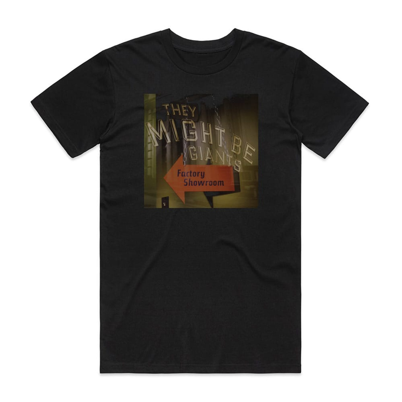 They Might Be Giants Factory Showroom Album Cover T-Shirt Black