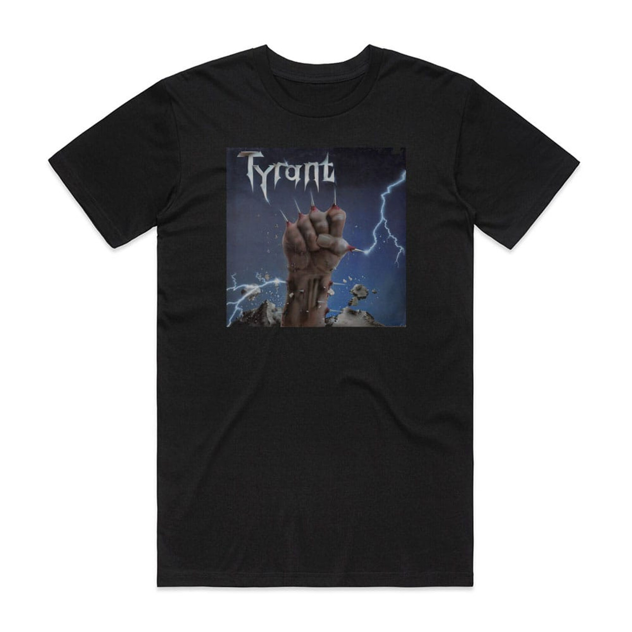 Tyrant Fight For Your Life Album Cover T-Shirt Black