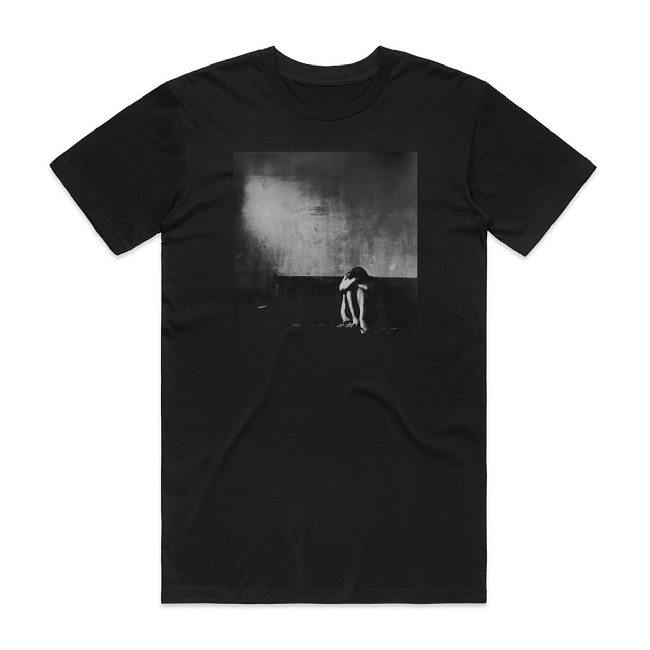 Thantifaxath Sacred White Noise Album Cover T-Shirt Black