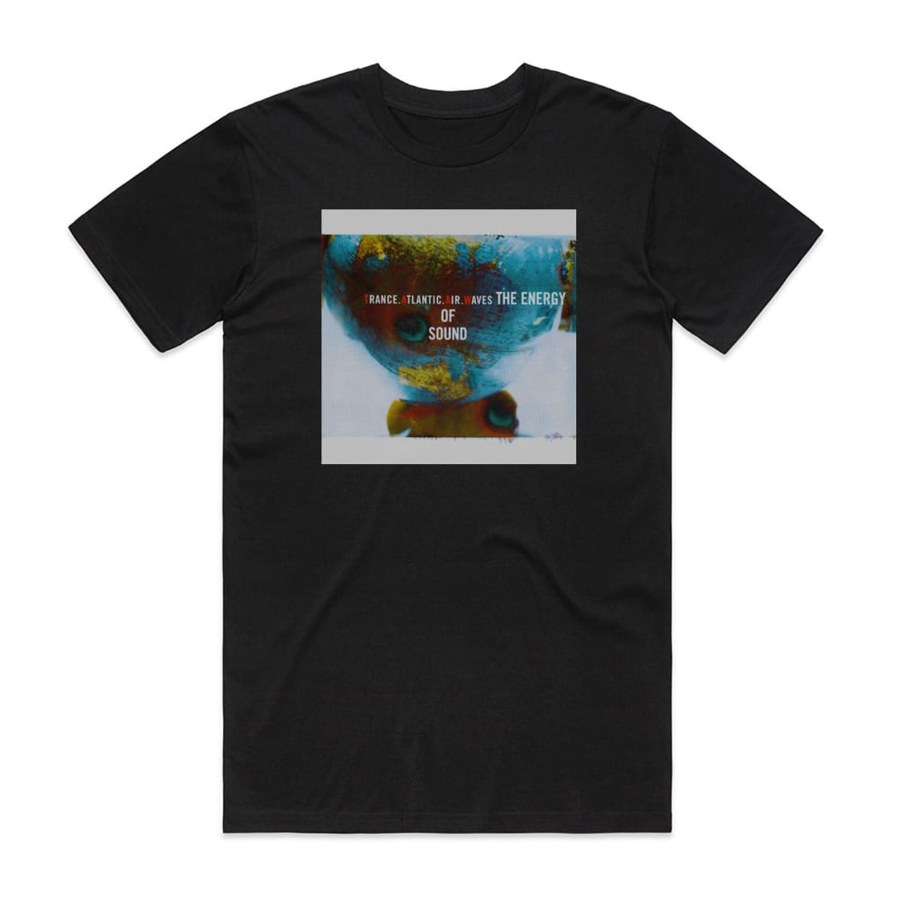 Trance Atlantic Air Waves The Energy Of Sound Album Cover T-Shirt Black