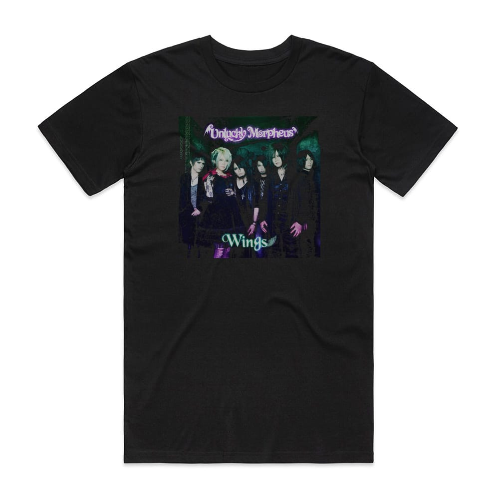 Unlucky Morpheus Wings Album Cover T-Shirt Black
