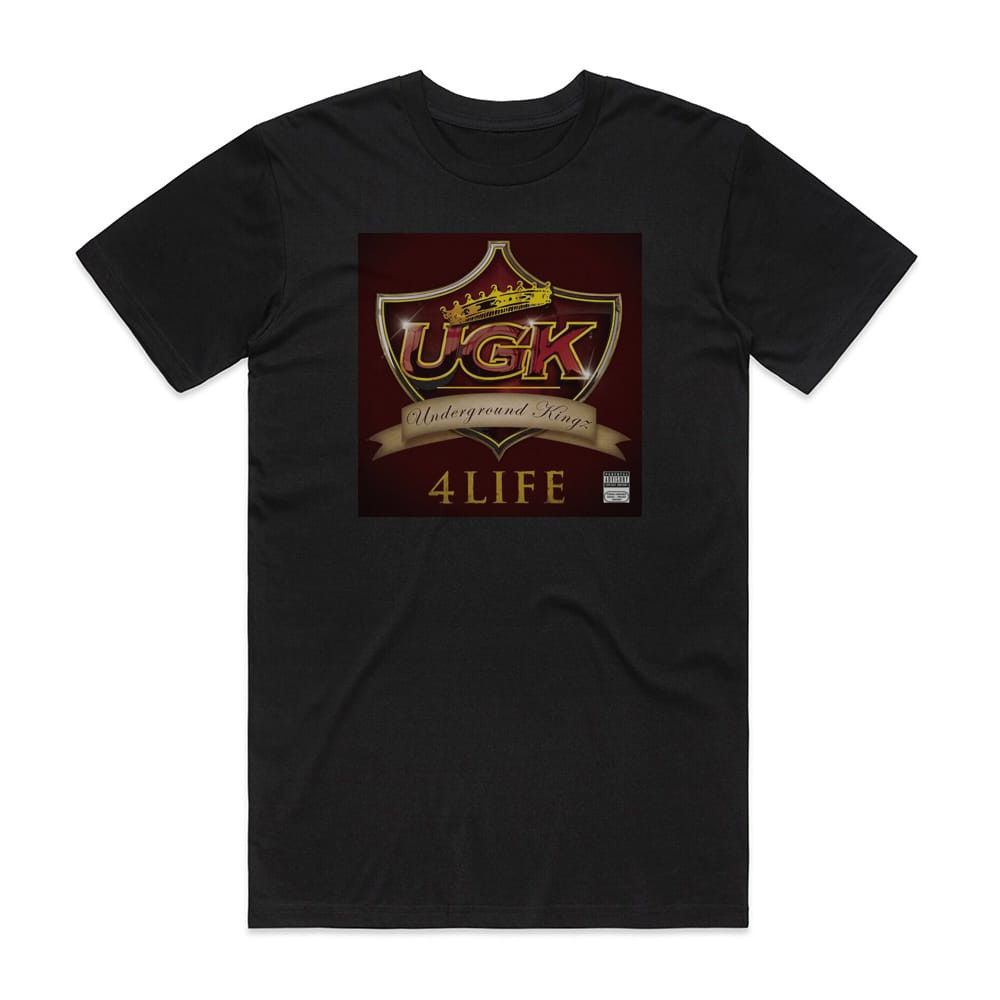 Underground Kingz Ugk 4 Life Album Cover T-Shirt Black