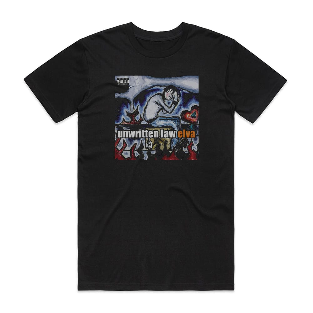 Unwritten Law Elva Album Cover T-Shirt Black