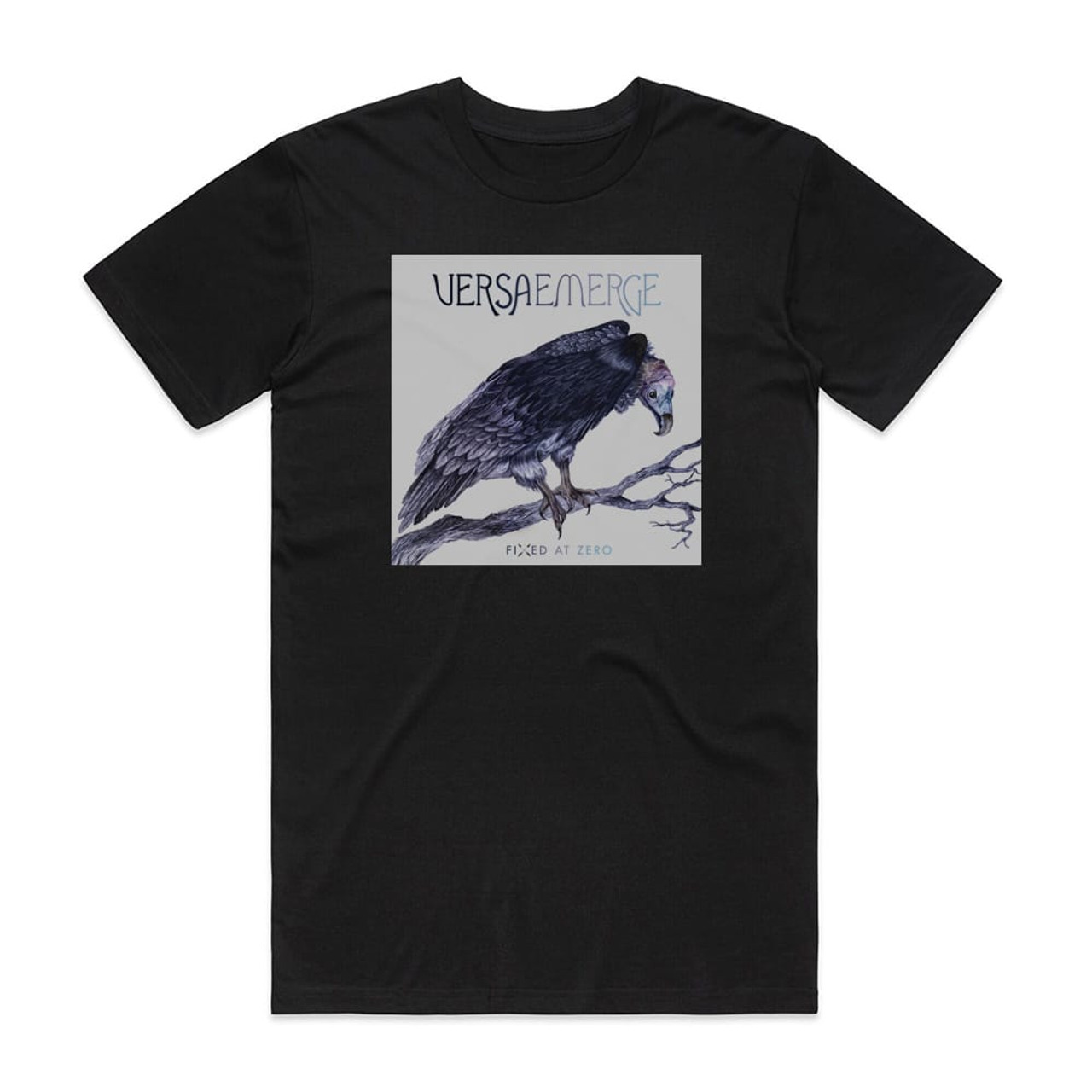 VersaEmerge Fixed At Zero Album Cover T-Shirt Black