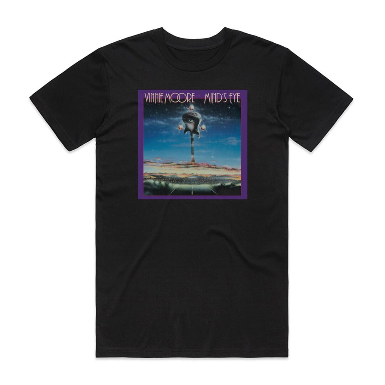 Vinnie Moore Minds Eye Album Cover T-Shirt Black