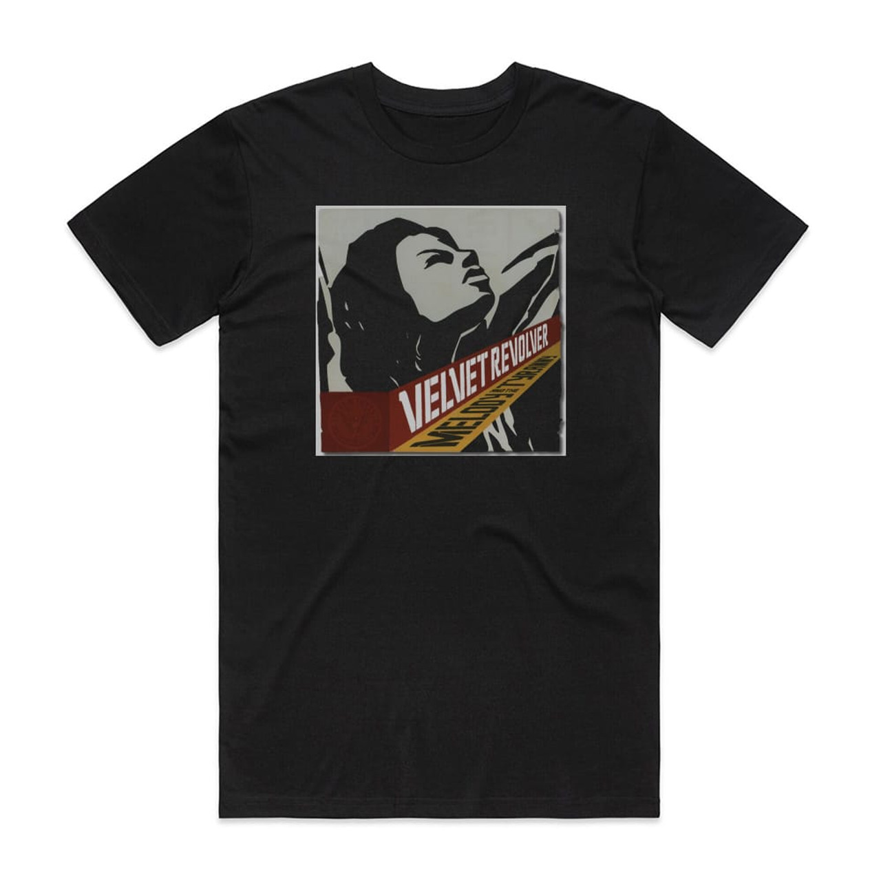 Velvet Revolver Melody And The Tyranny Album Cover T-Shirt Black