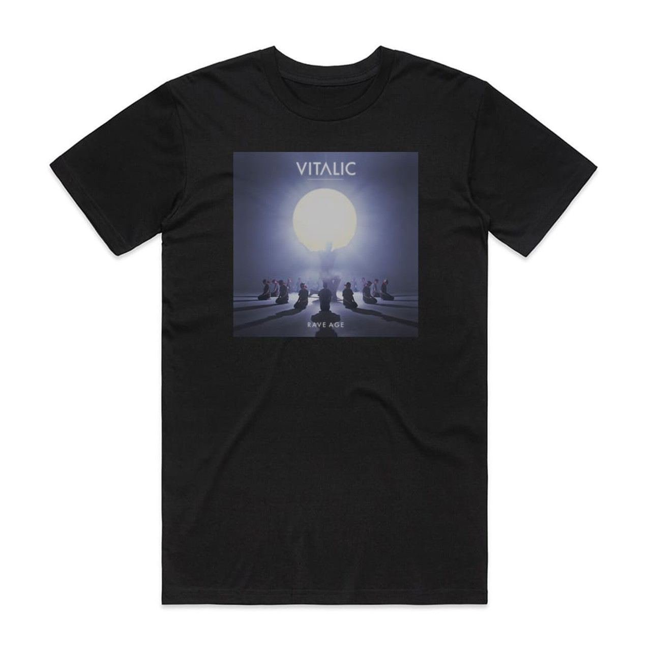 Vitalic Rave Age Album Cover T-Shirt Black