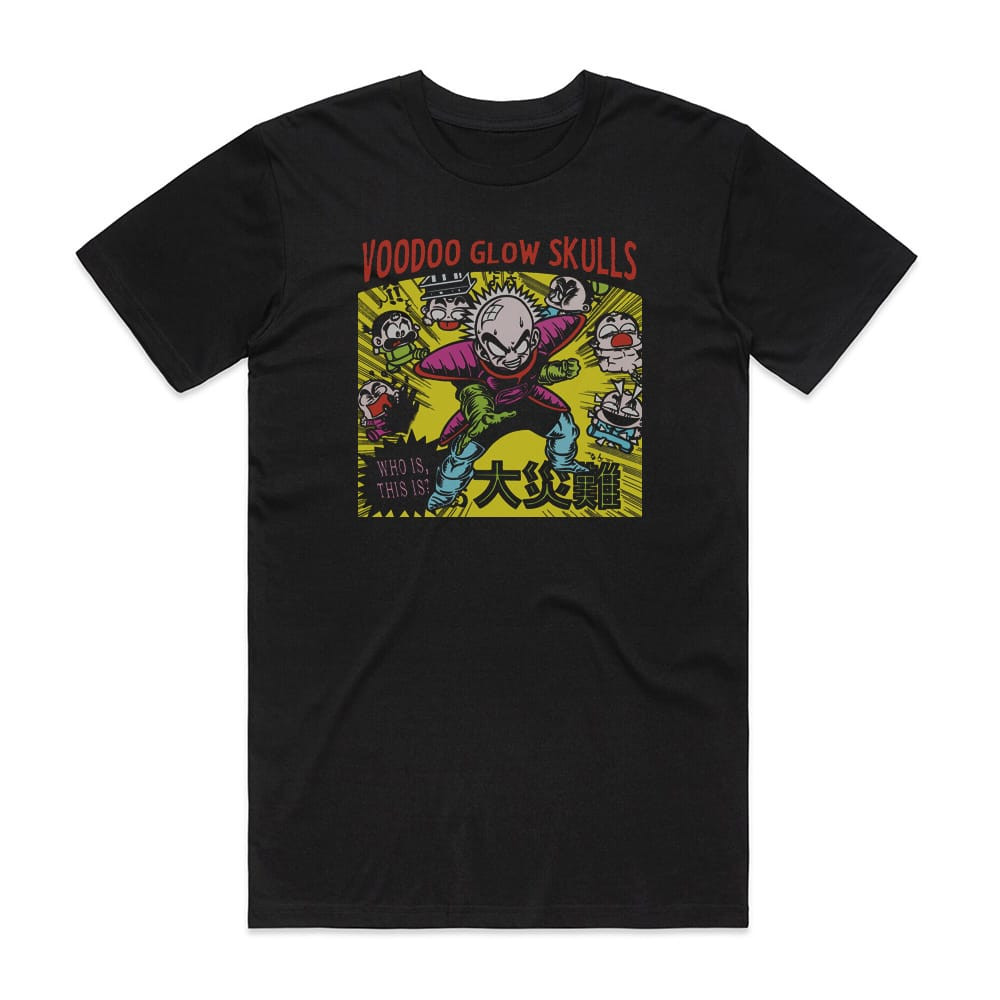Voodoo Glow Skulls Who Is This Is 1 Album Cover T-Shirt Black