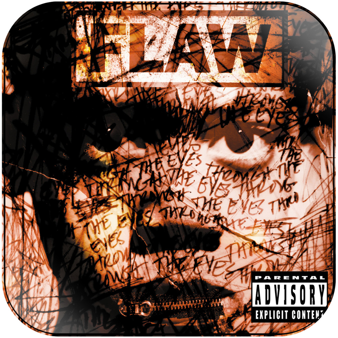 Flaw - Through The Eyes Album Cover Sticker