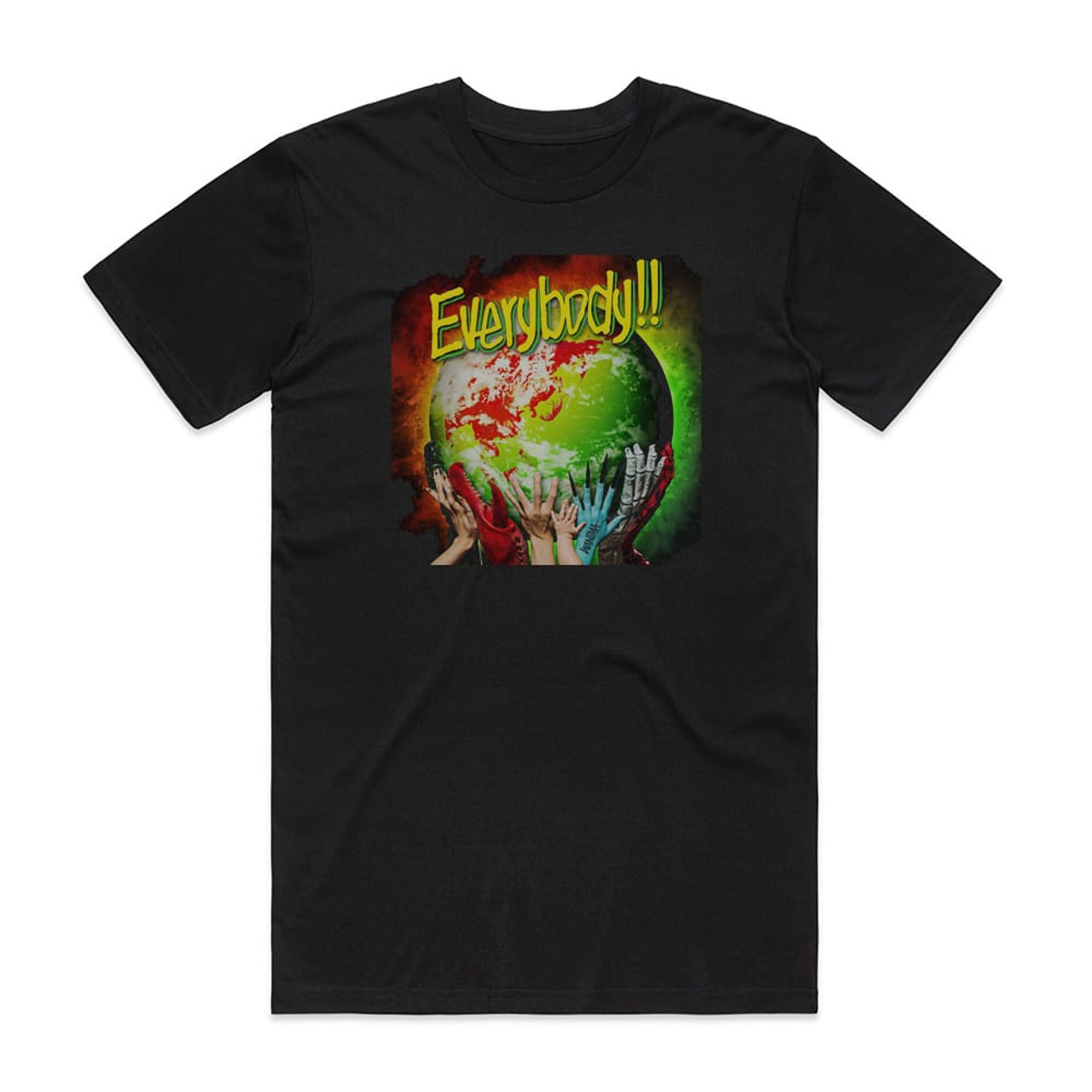 WANIMA Everybody Album Cover T-Shirt Black