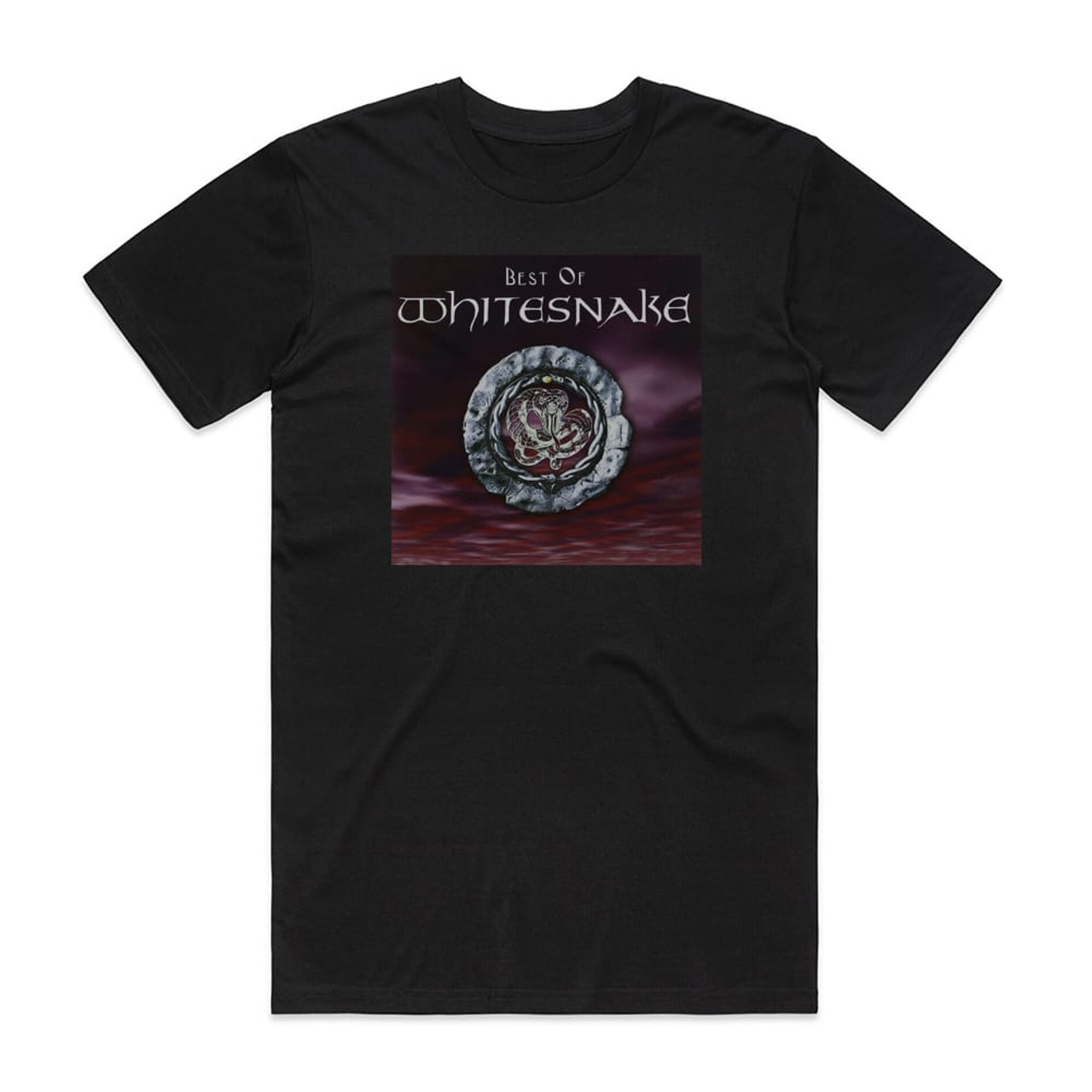 Whitesnake Best Of Whitesnake Album Cover T-Shirt Black