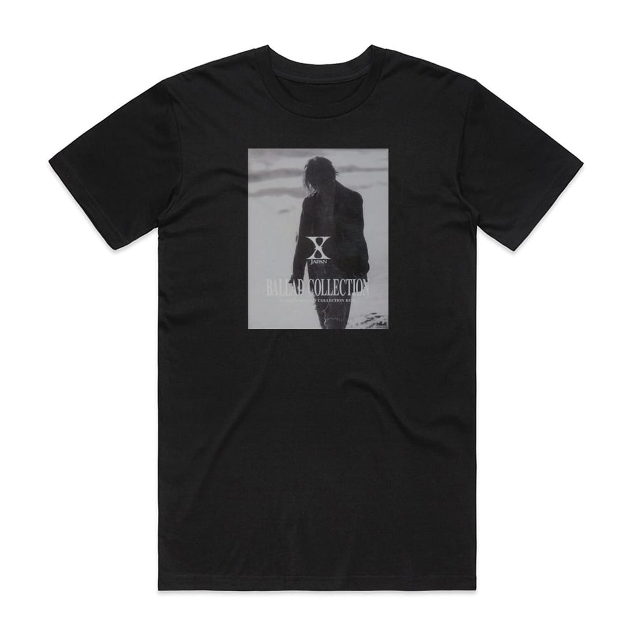 X JAPAN Ballad Collection Album Cover T-Shirt Black