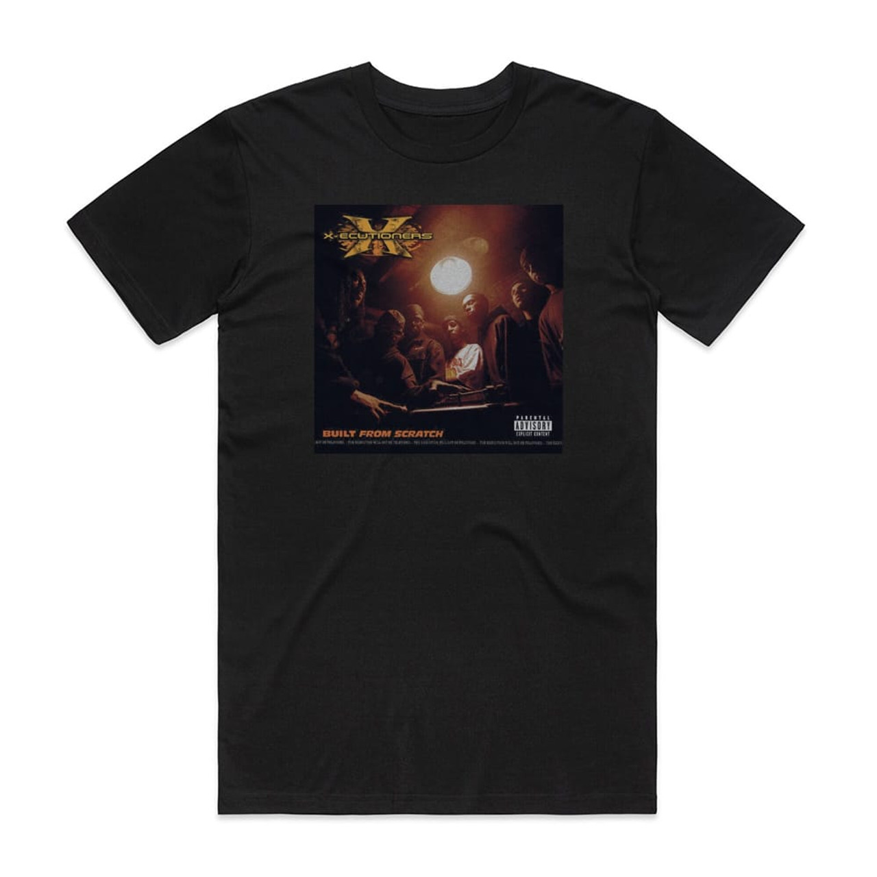 X-Ecutioners Built From Scratch Album Cover T-Shirt Black