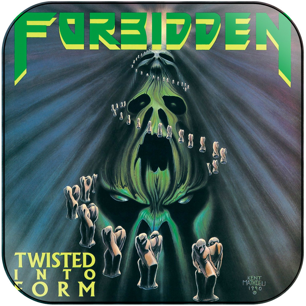 Forbidden Twisted Into Form Album Cover Sticker