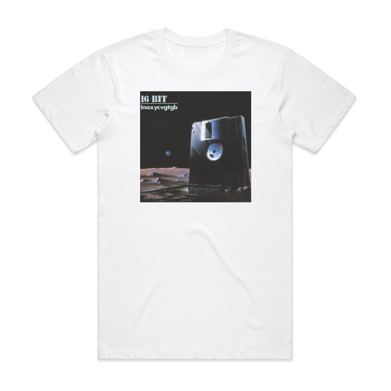 16 Bit Inaxycvgtgb Album Cover T-Shirt White