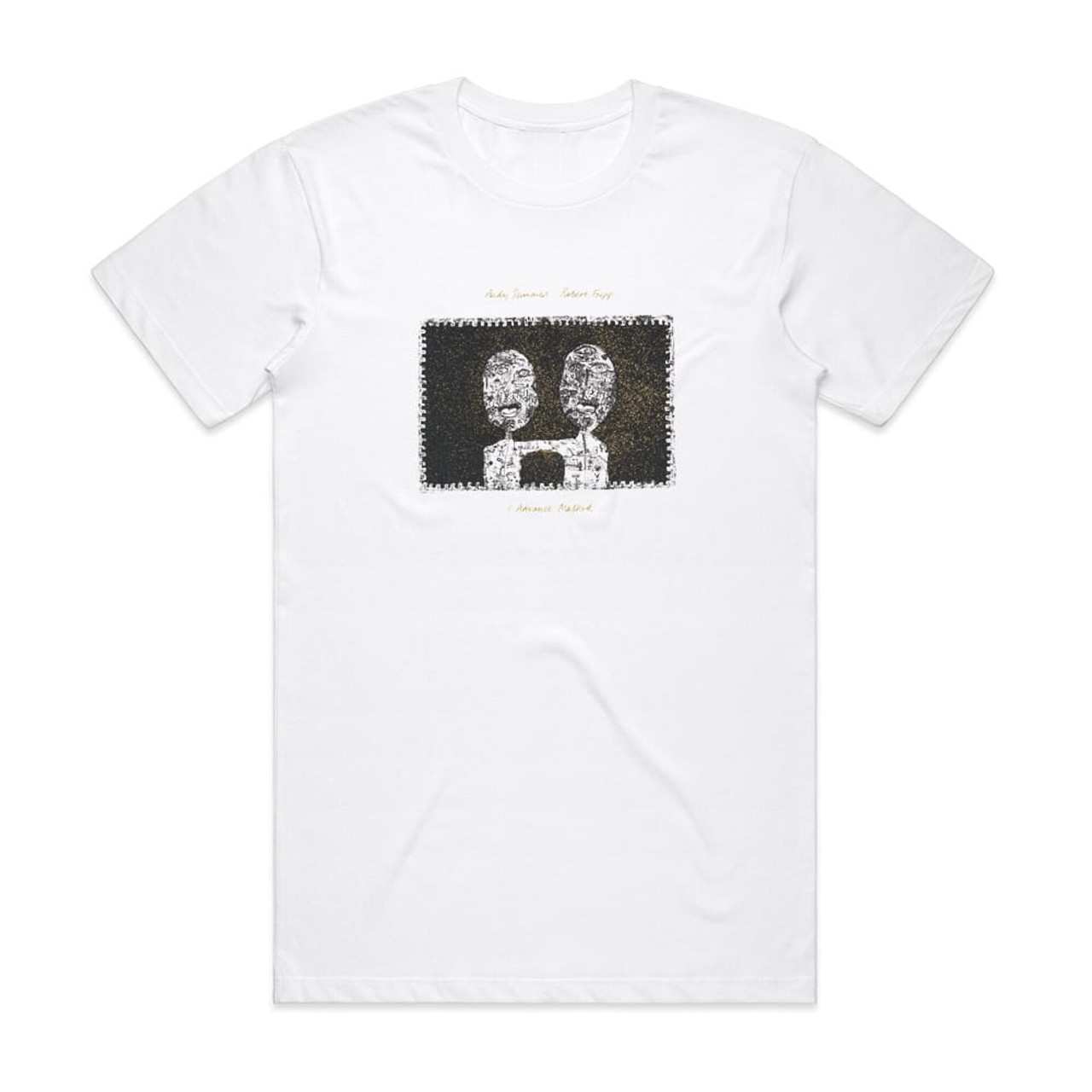 Andy Summers I Advance Masked Album Cover T-Shirt White
