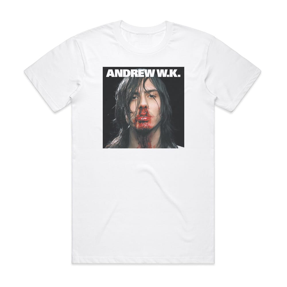 Andrew WK I Get Wet Album Cover T-Shirt White