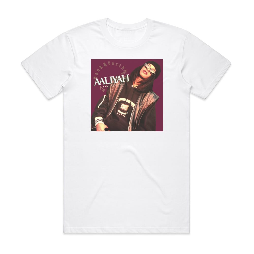 Aaliyah Back Forth Album Cover T-Shirt White