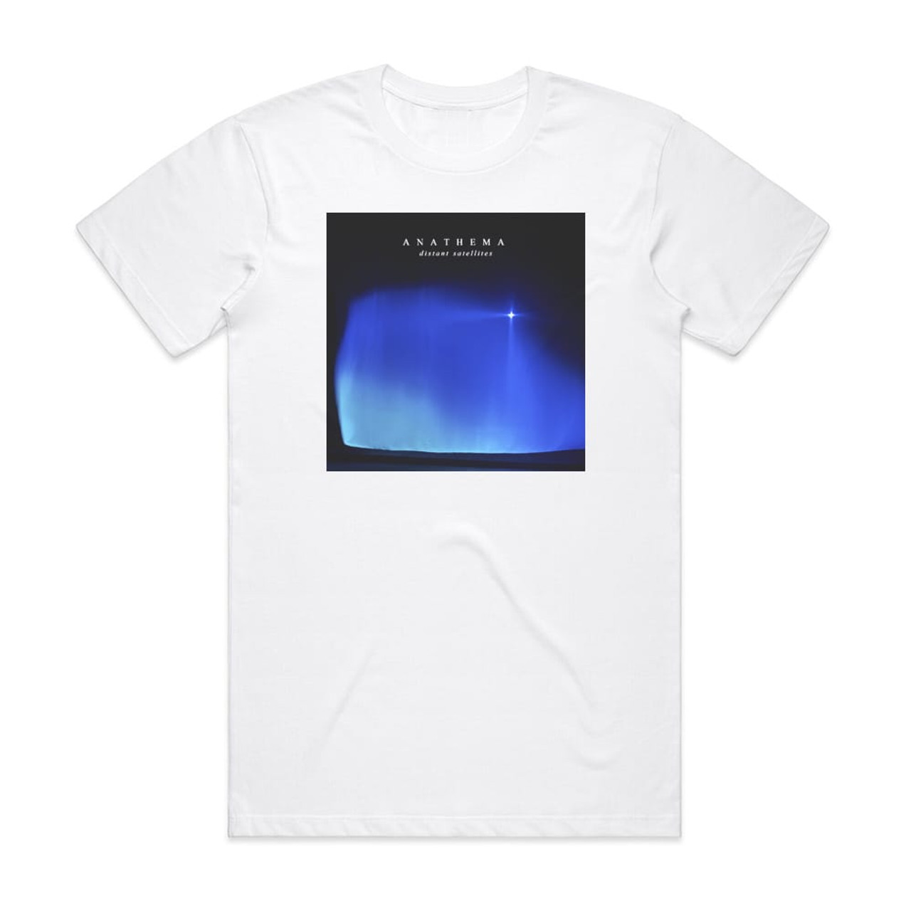 Anathema Distant Satellites Album Cover T-Shirt White