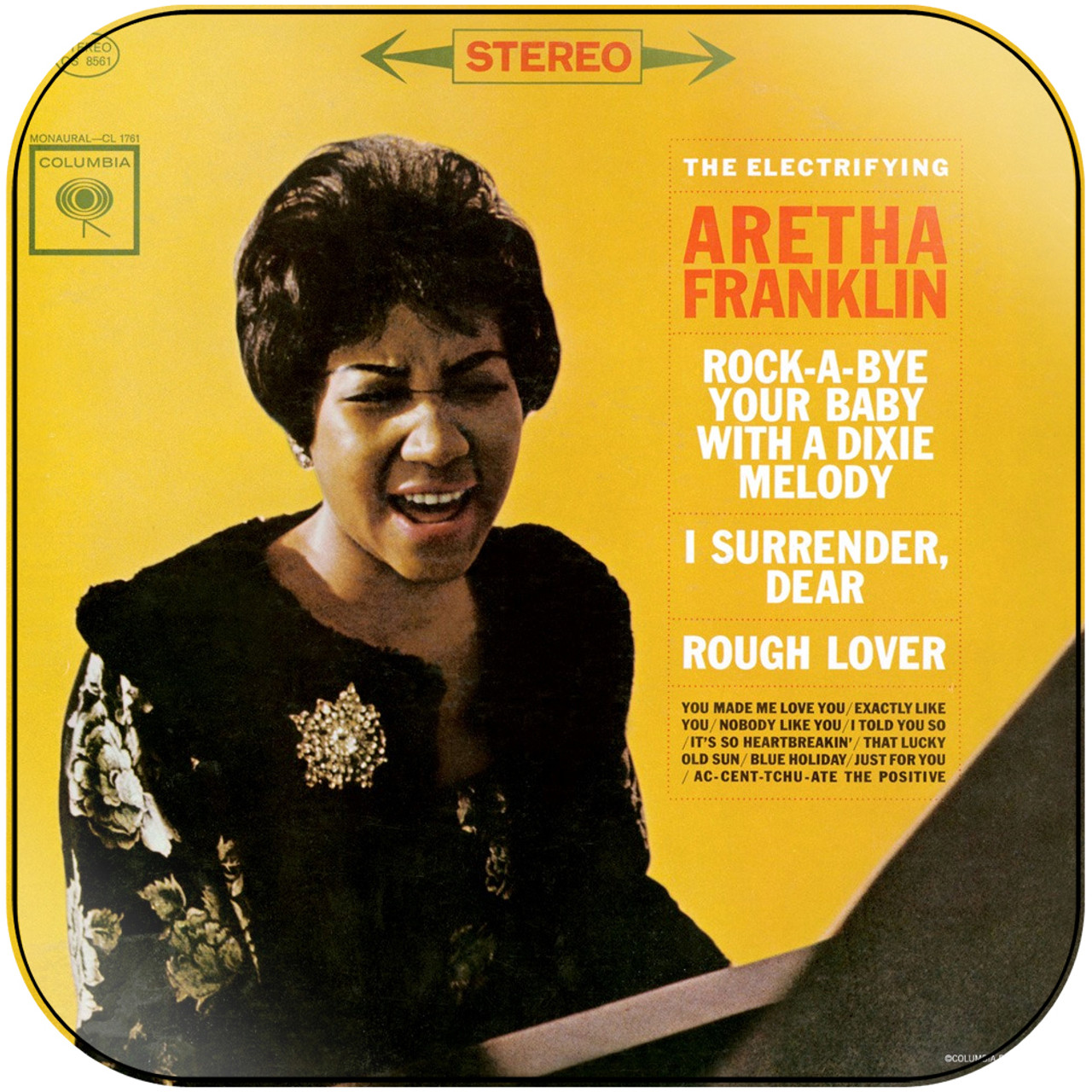 Aretha Franklin - The Electrifying Aretha Franklin-2 Album Cover Sticker