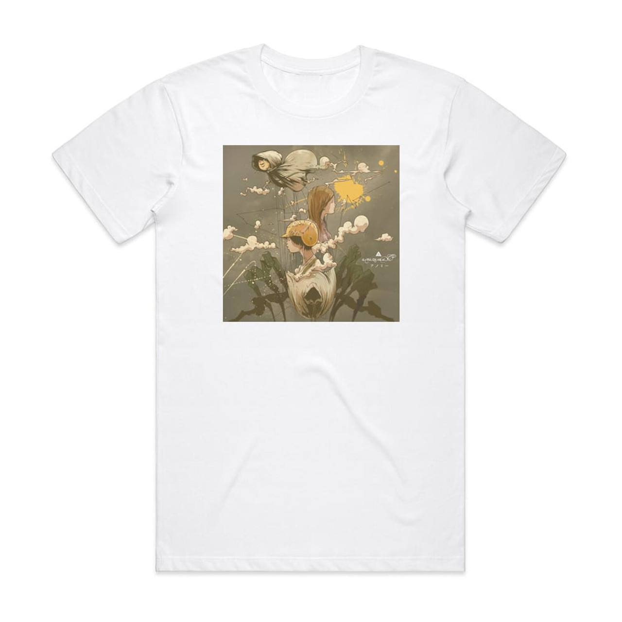 amazarashi Empty 6 Album Cover T-Shirt White