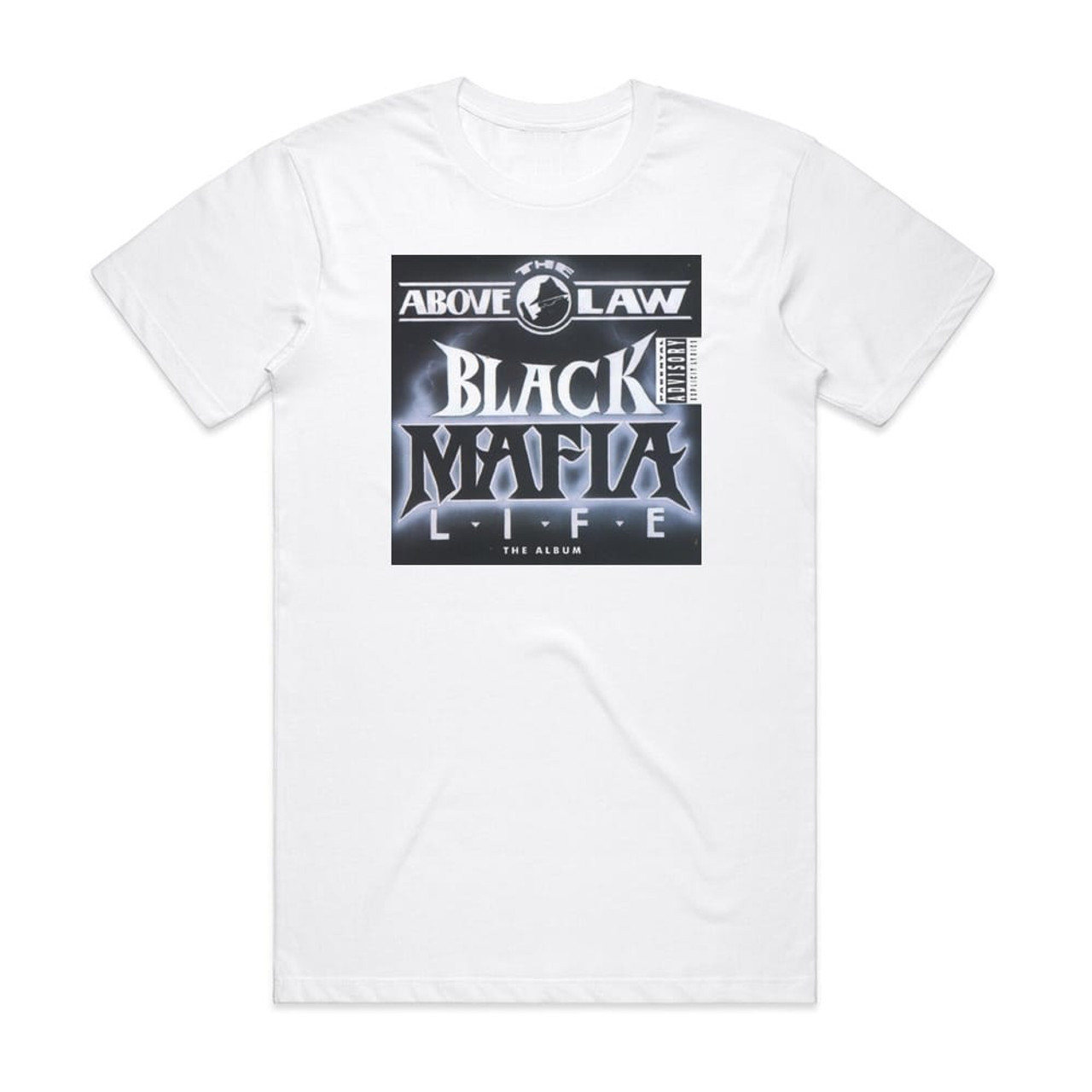 Above the Law Black Mafia Life Album Cover T-Shirt White