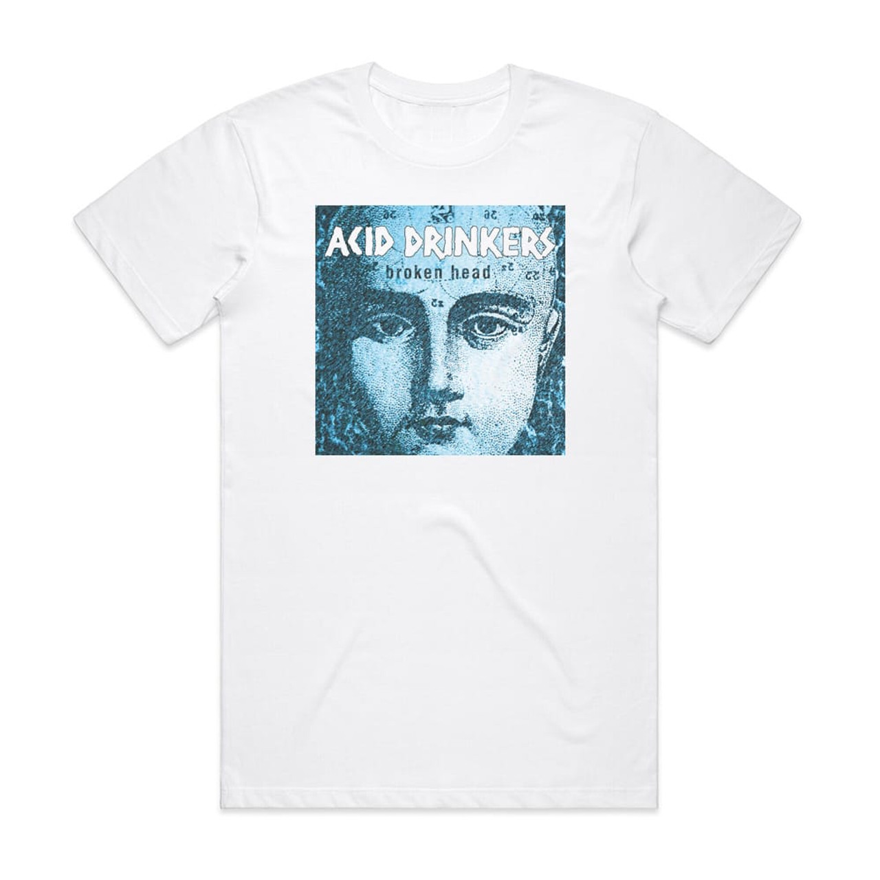 Acid Drinkers Broken Head Album Cover T-Shirt White