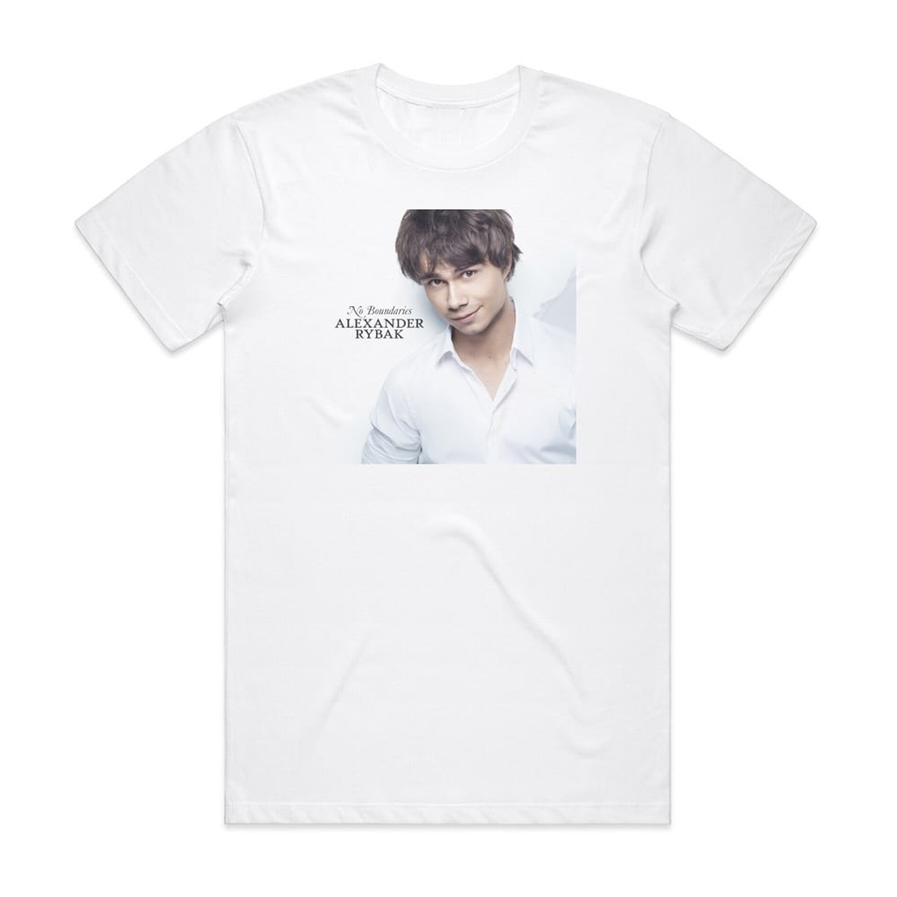 Alexander Rybak No Boundaries Album Cover T-Shirt White