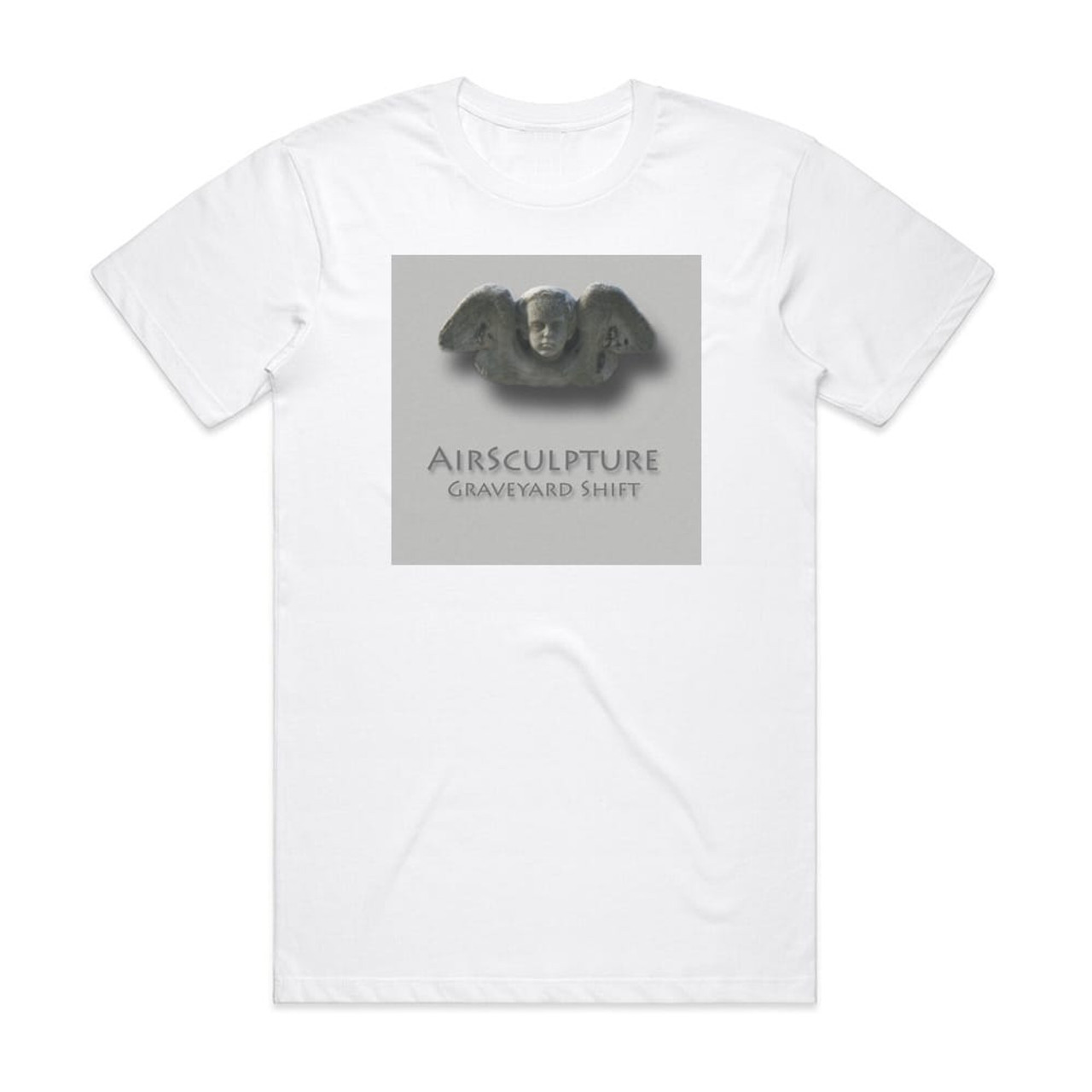 AirSculpture Graveyard Shift Album Cover T-Shirt White