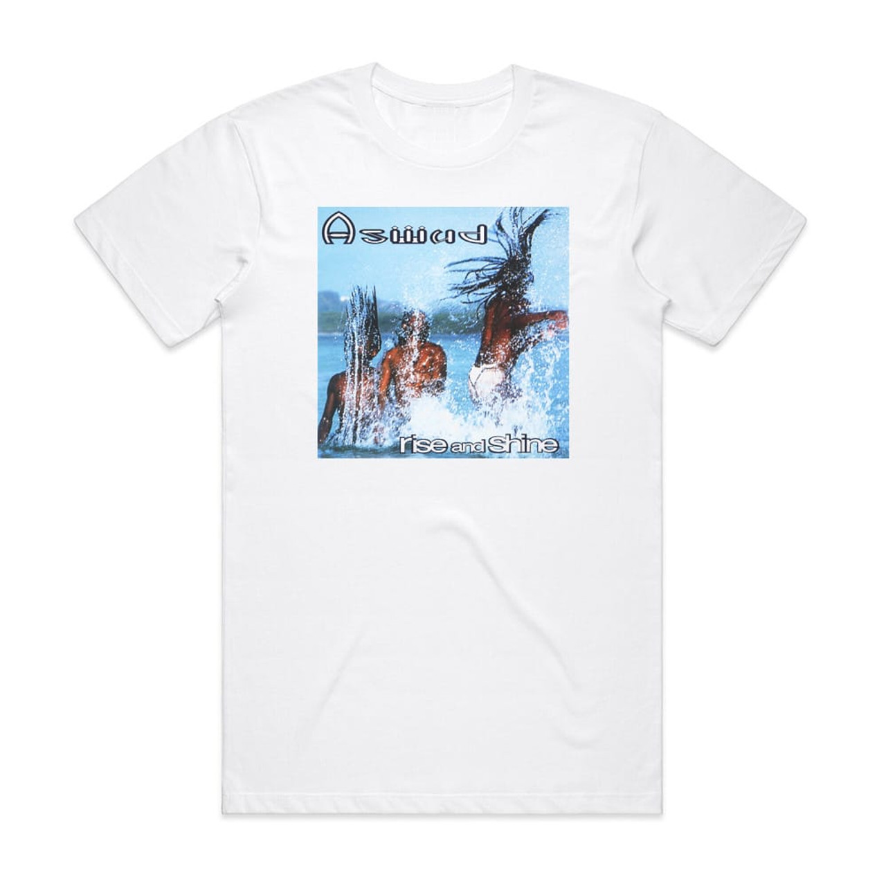 Aswad Rise And Shine Album Cover T-Shirt White