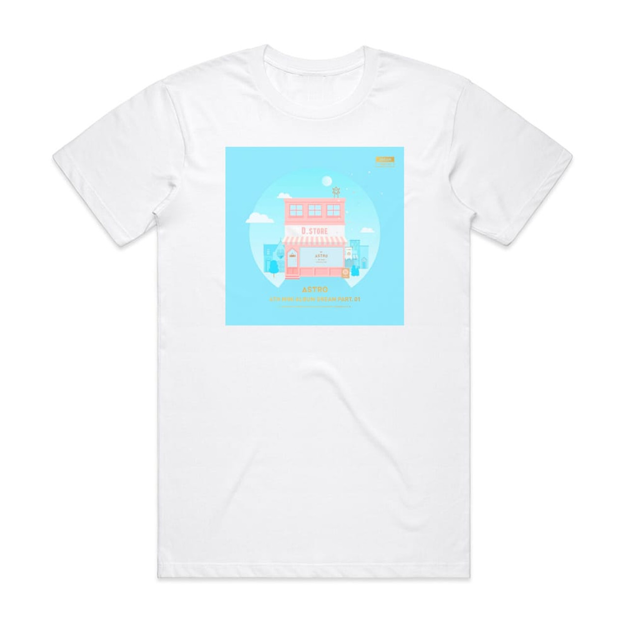 ASTRO Dream Part01 Album Cover T-Shirt White