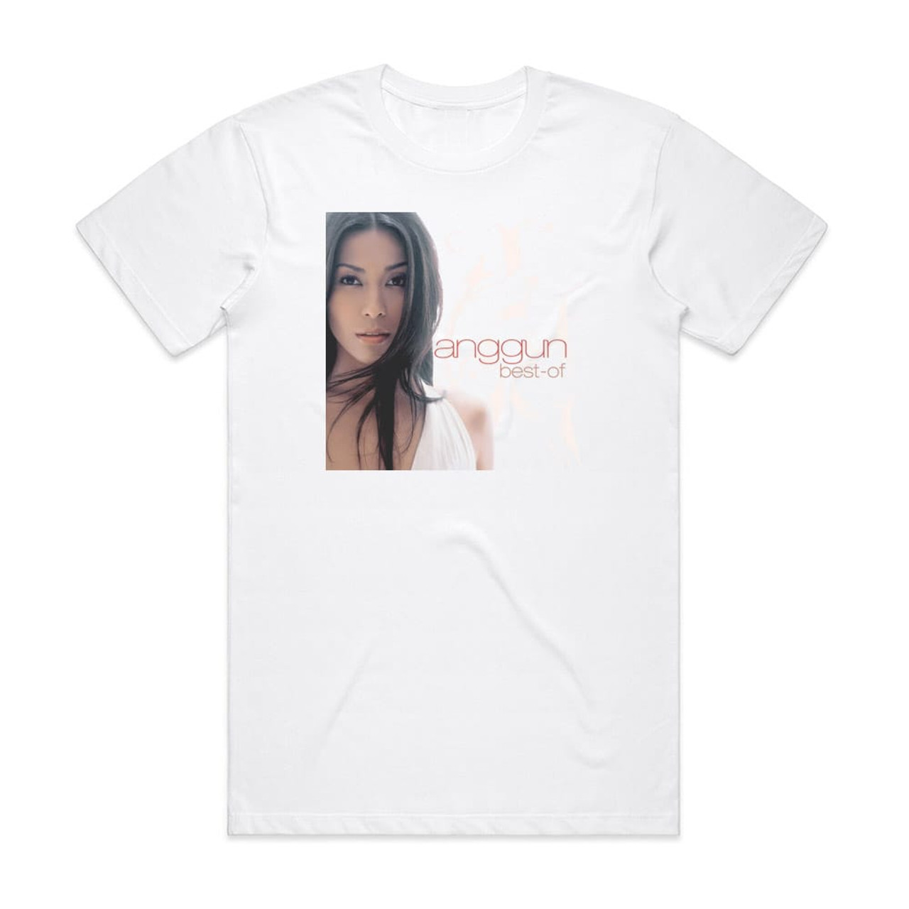 Anggun Best Of Album Cover T-Shirt White