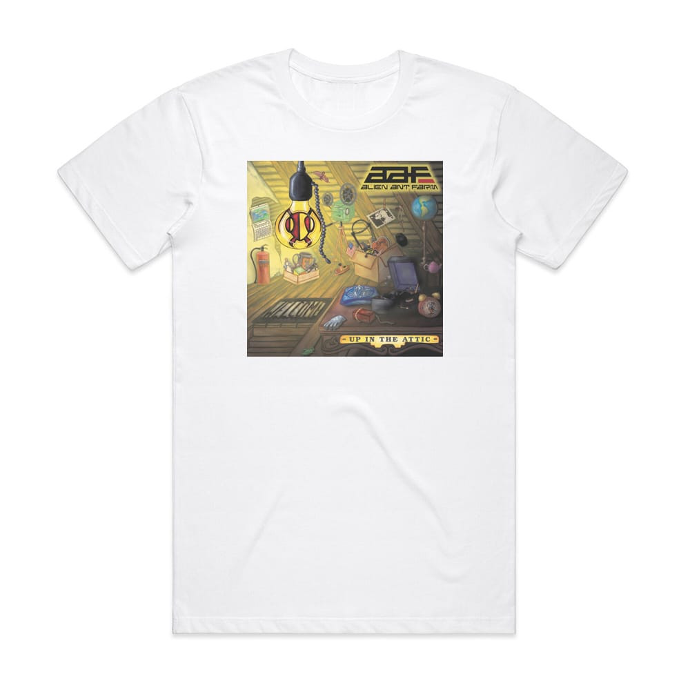 Attic Album Cover T-Shirt White