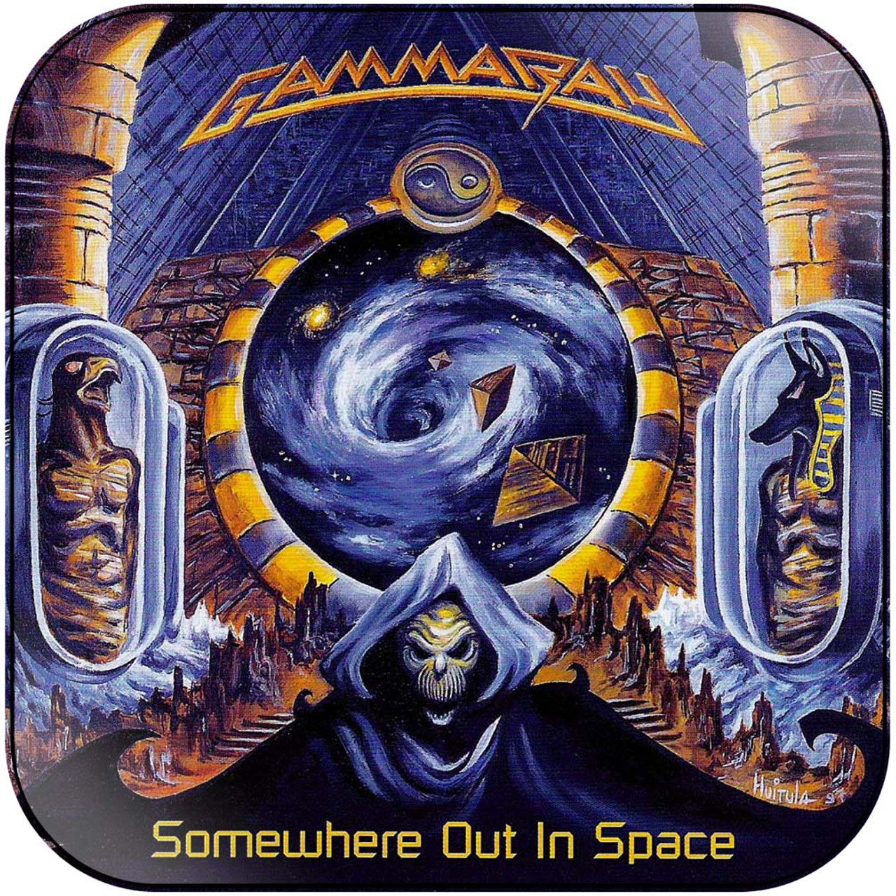Gamma Ray Somewhere Out In Space Album Cover Sticker