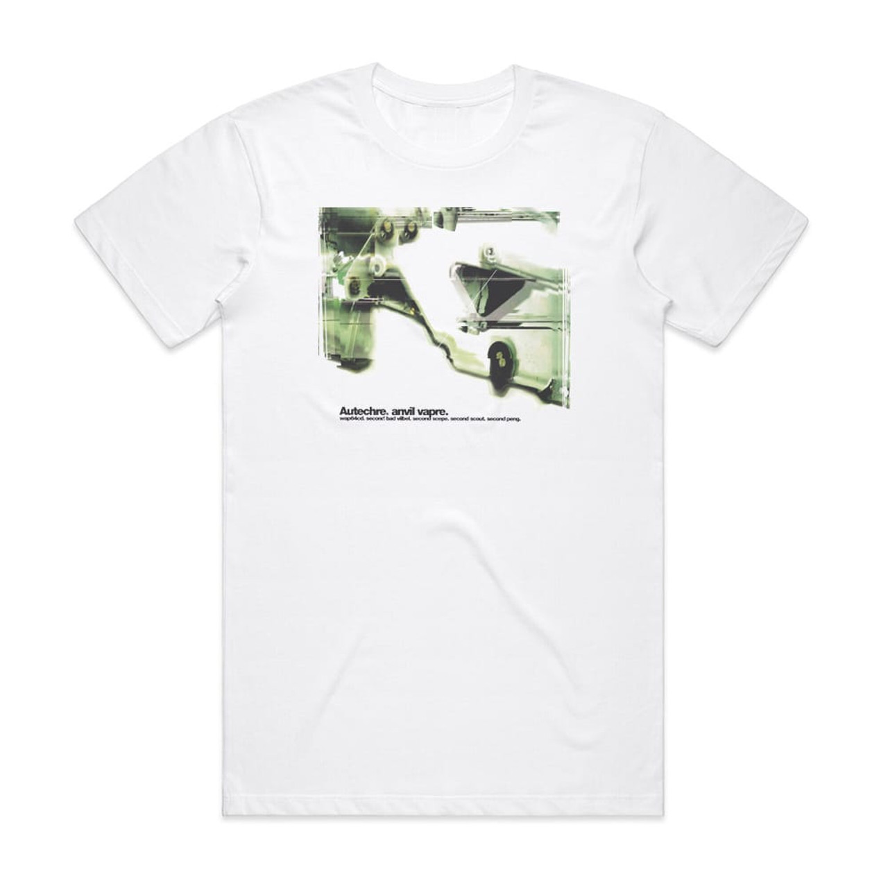 Autechre Anvil Vapre Album Cover T-Shirt White